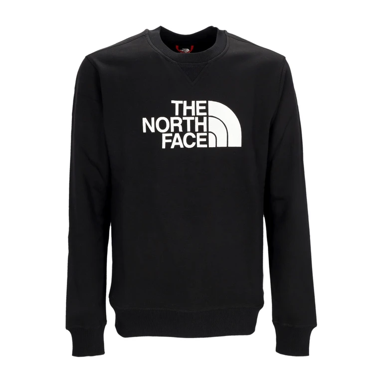 Drew Peak Crewneck Men's Sweatshirt Black/white