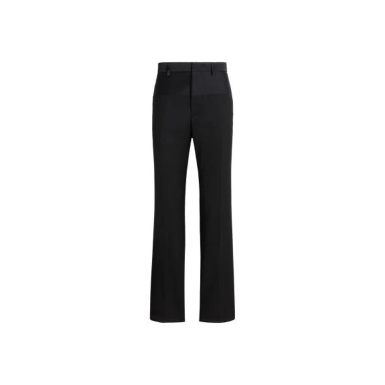 Slim- Fit Tailored Wool Trousers