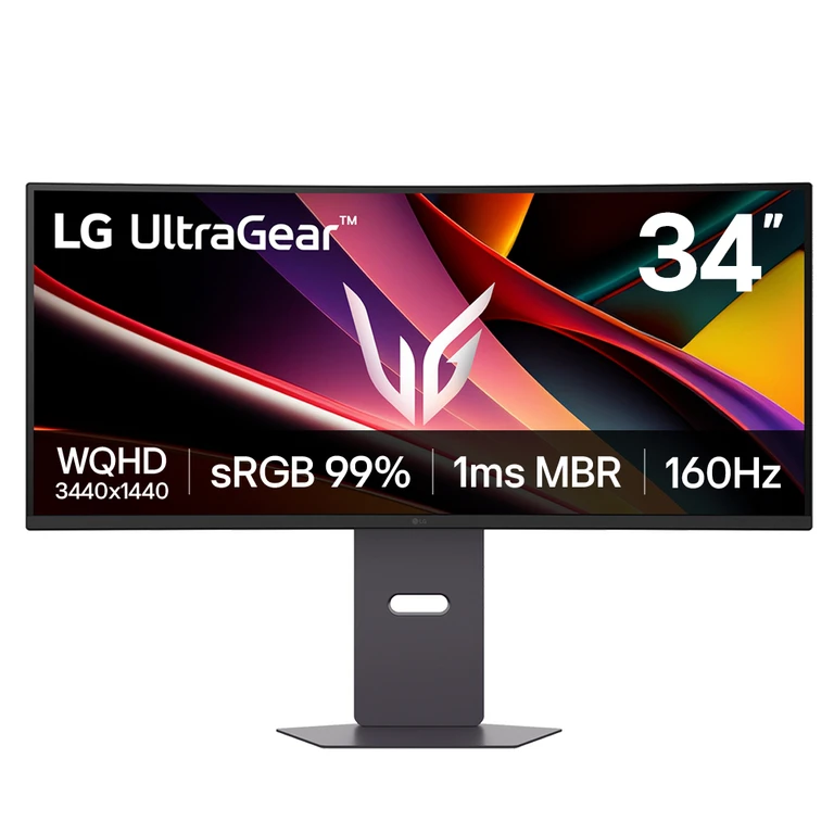 UltraGear 34" UltraWide QHD 160Hz Curved Gaming Monitor (34G600A-B)