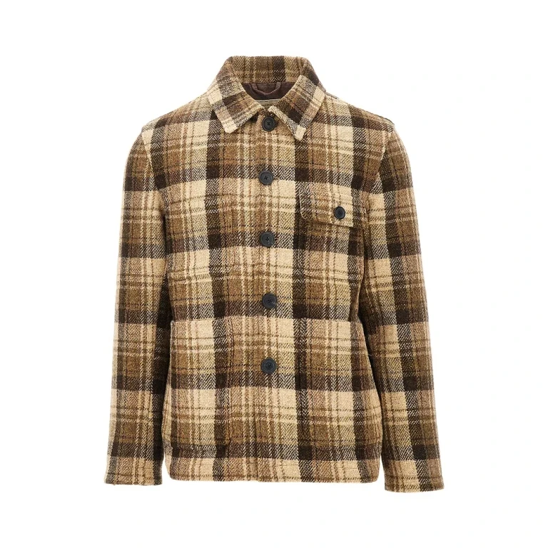 'Forage' Harris Tweed shirt jacket Man S