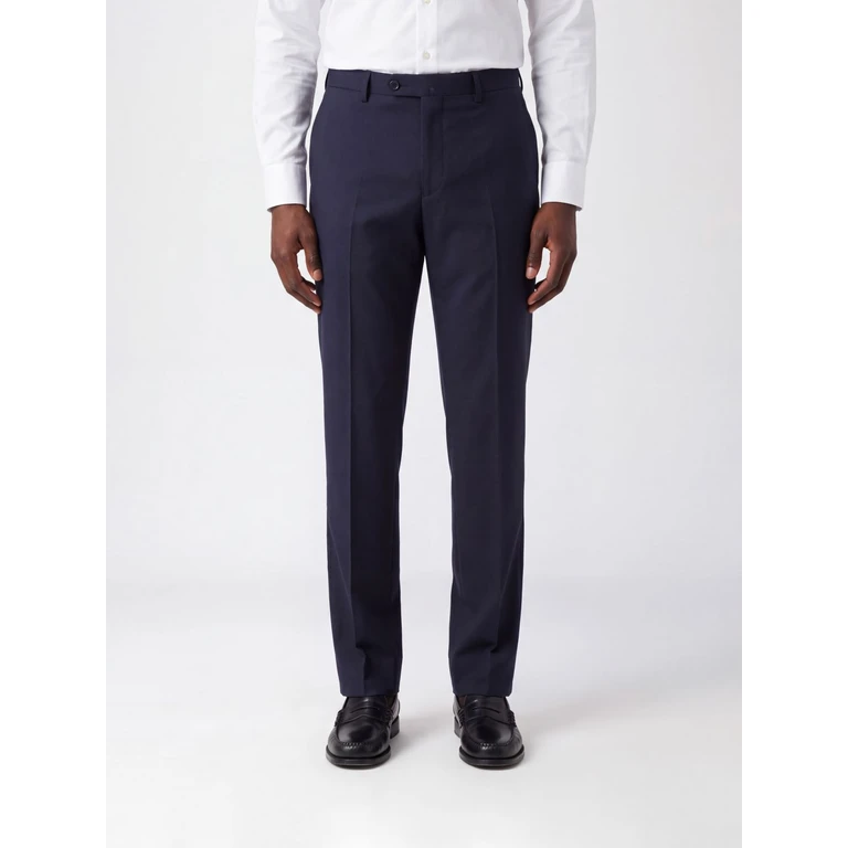 Slim Fit Chino Trousers in Pure Virgin Wool (1T00391393D990)