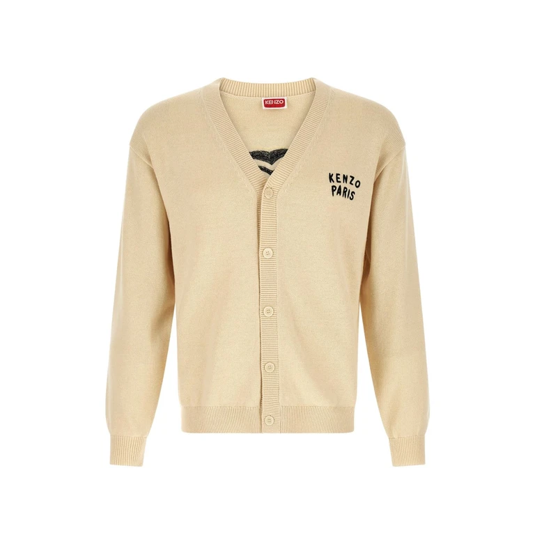cardigan back heart man beige