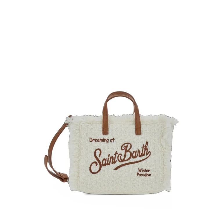Handbag Embroidered Mini Tweed "Vanity"