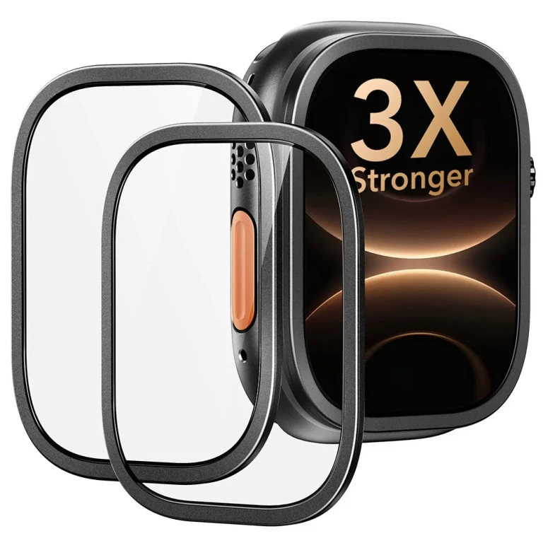 Apple Watch Ultra 3 Armorite® Pro Screen Protector (Bezel) - Black - Black