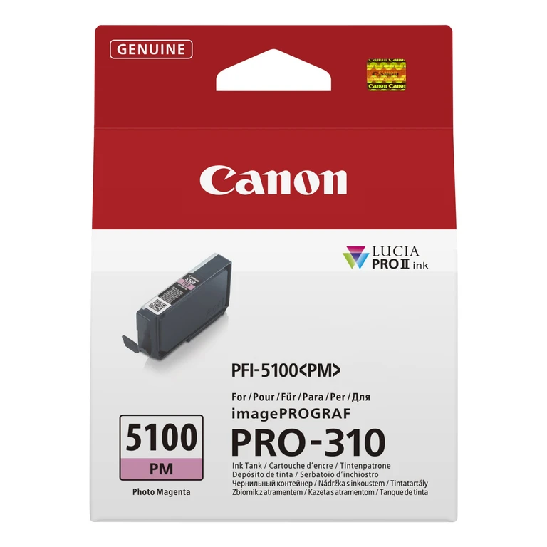 Canon 6957C001/PFI-5100PM Ink cartridge light magenta 430 Photos 14ml