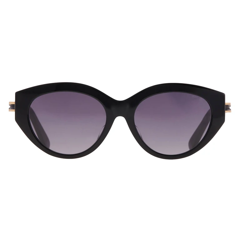 Smoke Gradient Cat Eye Ladies Sunglasses BV40046F 01B 56
