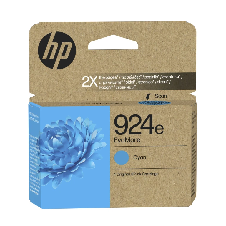 924e EvoMore Cyan Original Ink Cartridge