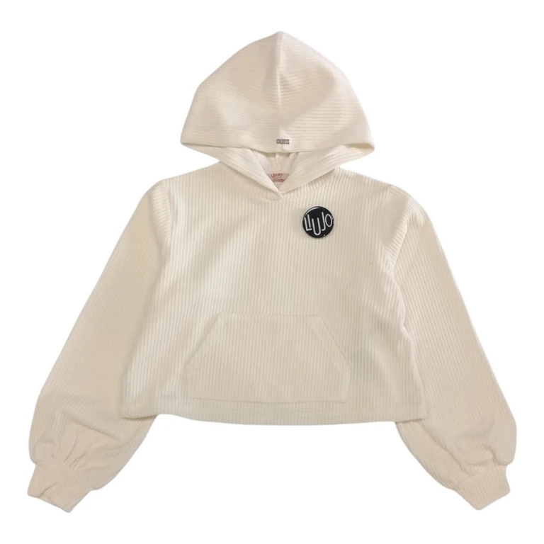 Velvet cream sweatshirt C/capp + Spilla GF4148 J4764