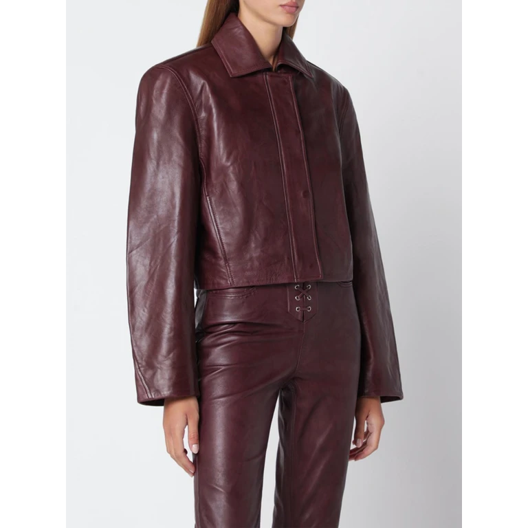 Jacket Woman color Burgundy (116666757)