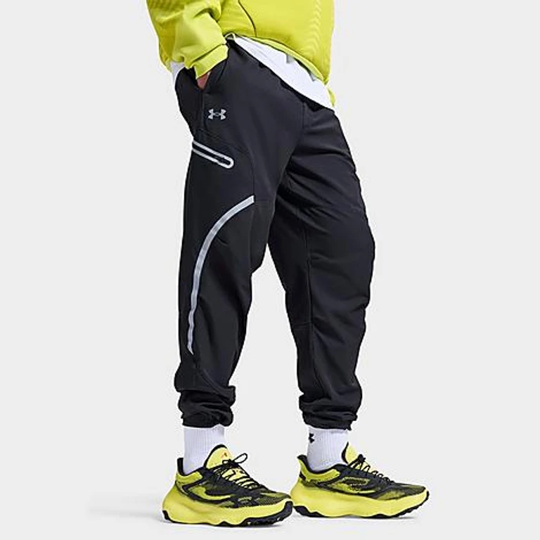Men's Unstoppable Woven Cargo Pants in Black/Metallic Silver Size: XS