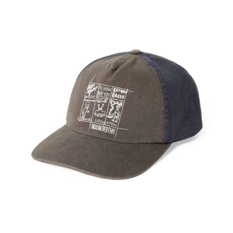 TNT Daniel Johnston 3-Frame Washed Cap Charcoal