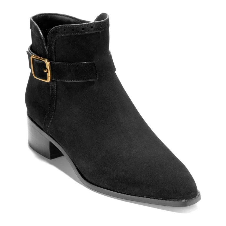 Norella Buckle Suede Boot