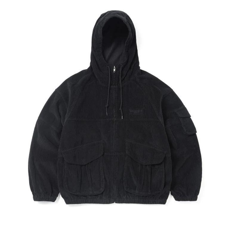 Corduroy Field Jacket Black