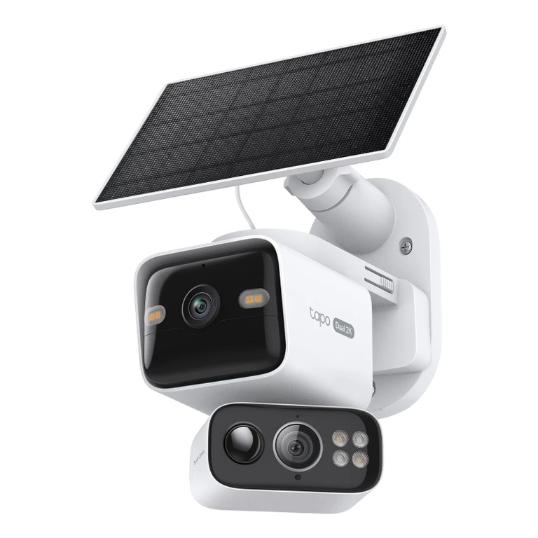 Tapo Solar-Pow Dual-Lens Pan/Tilt Sec Cam Kit smart home security kit