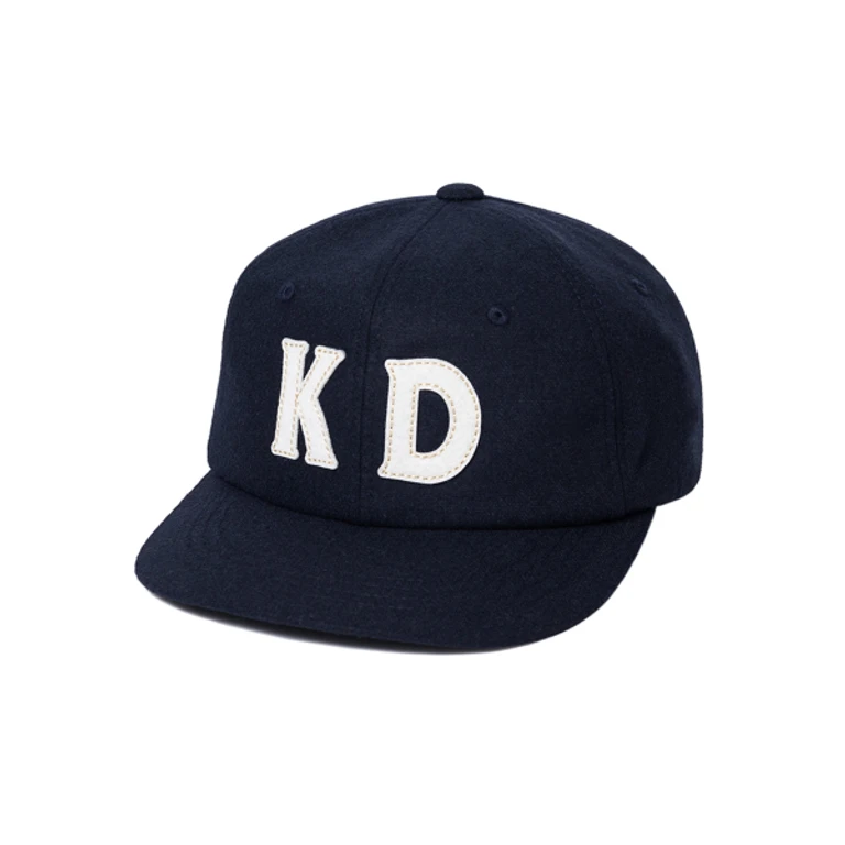 Wool Vintage Flat Brim Cap NAVY