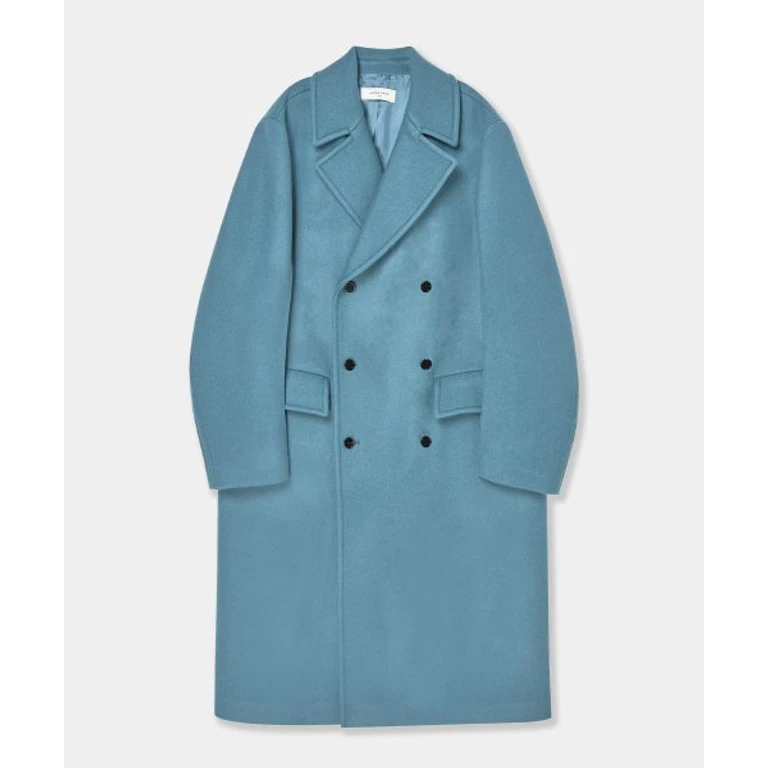 Sherman Long Peacoat Blue