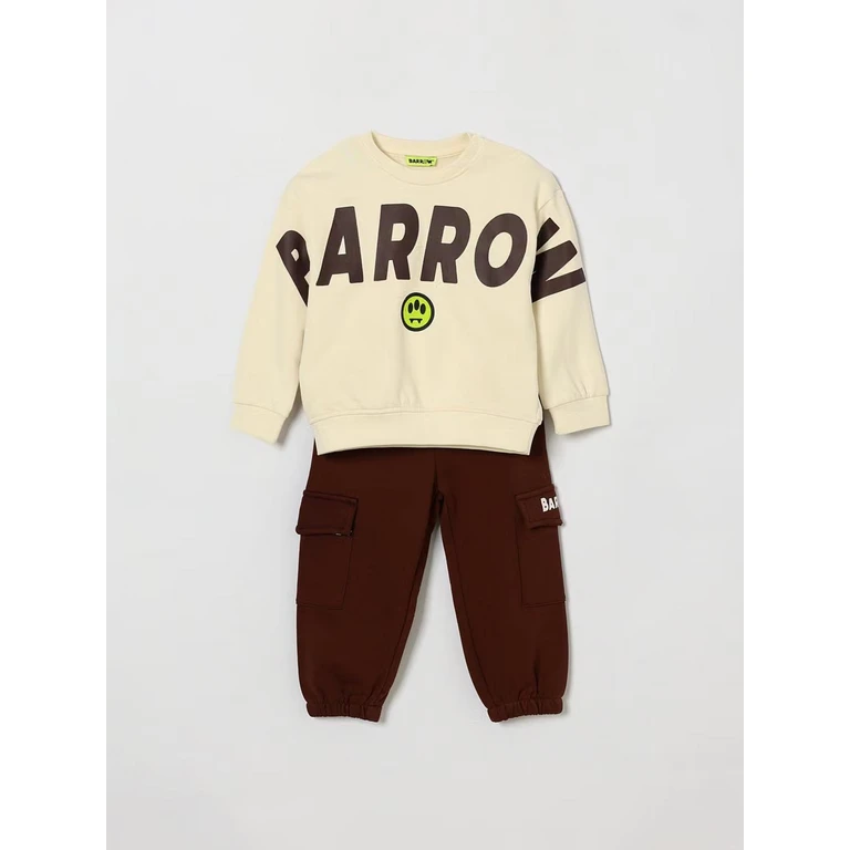 Boy's Two-Piece Cotton Sweatshirt and Cargo Trousers Set (F6BKUNSF189013/408)