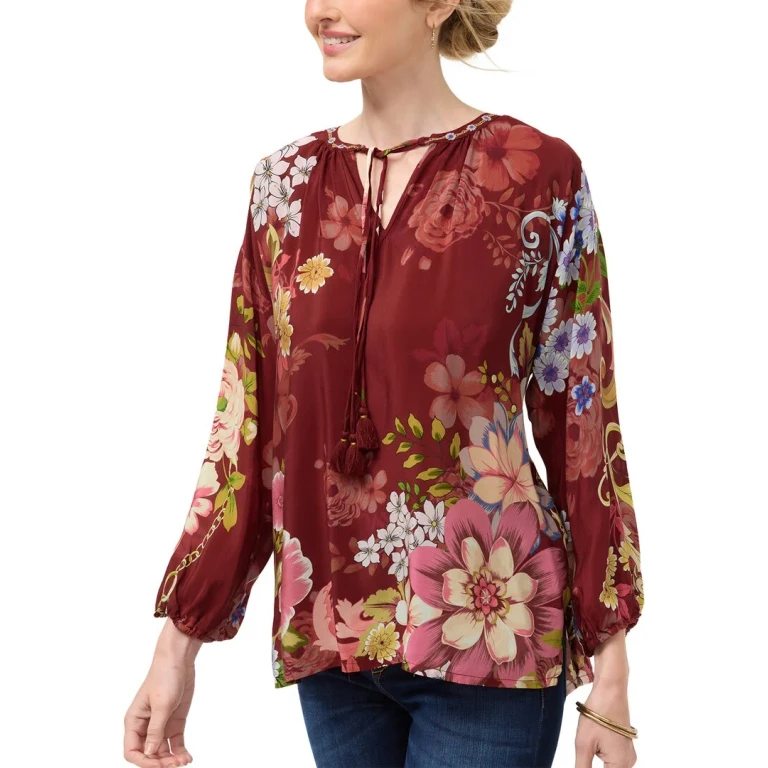 Margot Petite Silk Blouse