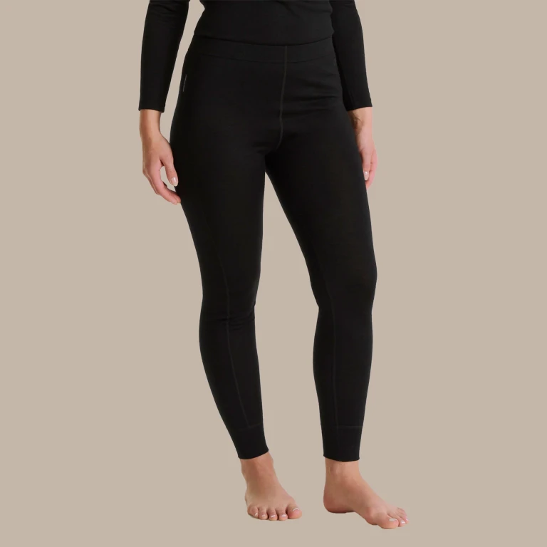 Women's Merino Baselayer Leggings | Black