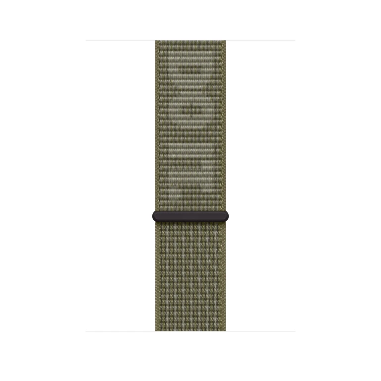 Apple 45mm Sequoia/Pure Platinum Nike Sport Loop