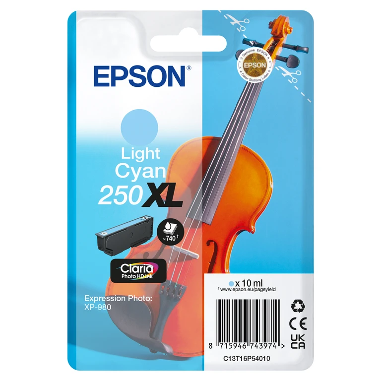 C13T16P54010/250XL Ink cartridge light cyan high-capacity. 740 p