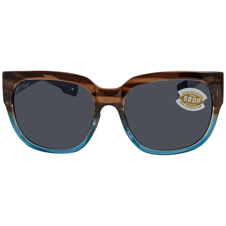 WATERWOMAN 2 Grey Polarized Polycarbonate Ladies Sunglasses WTR 251 OGP 58