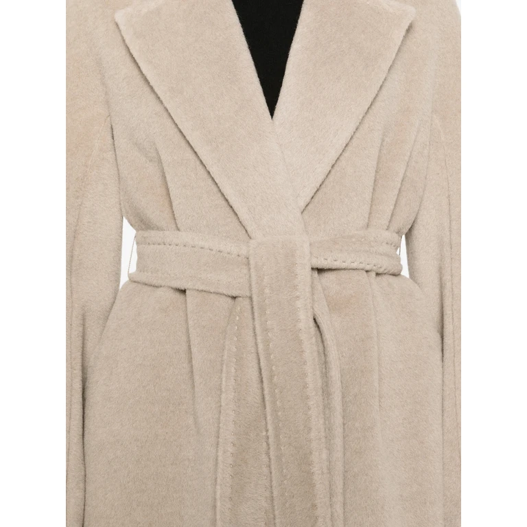 Belted Notch-lapels Coat