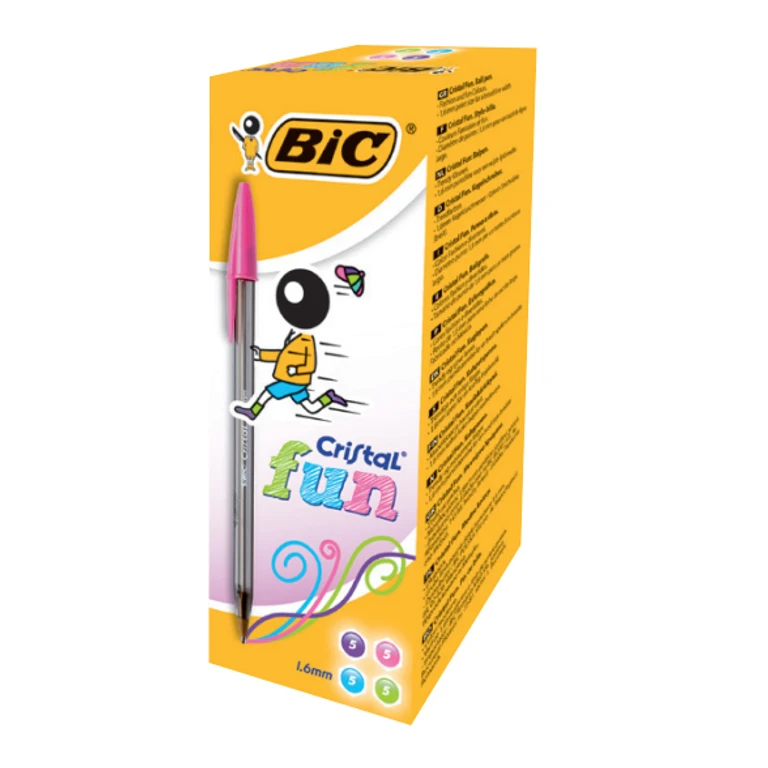 BIC Cristal Fun Pink Stick ballpoint pen 20 pc(s)