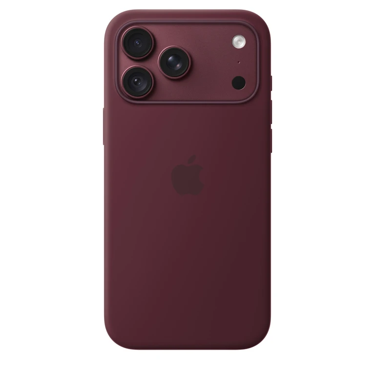 Apple iPhone 18 Pro Max Silicone Case with MagSafe - Burgundy