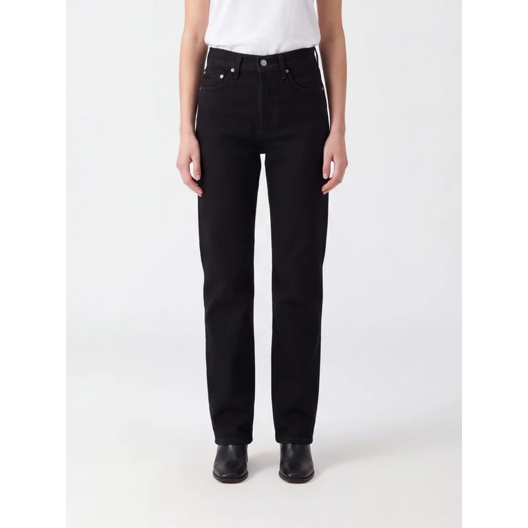 Ribcage High-Waisted Wide Leg Jeans in Recycled Denim (790780023)