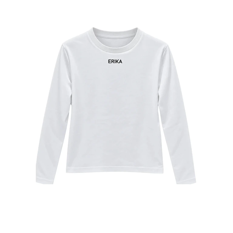 T-shirt long sleeve Erika Cavallini with writing