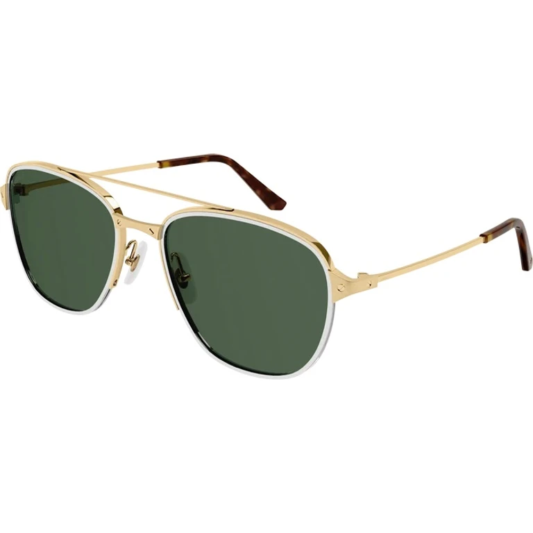 Santos de Cartier Polarized Green Navigator Mens Sunglasses CT0326S 002 57