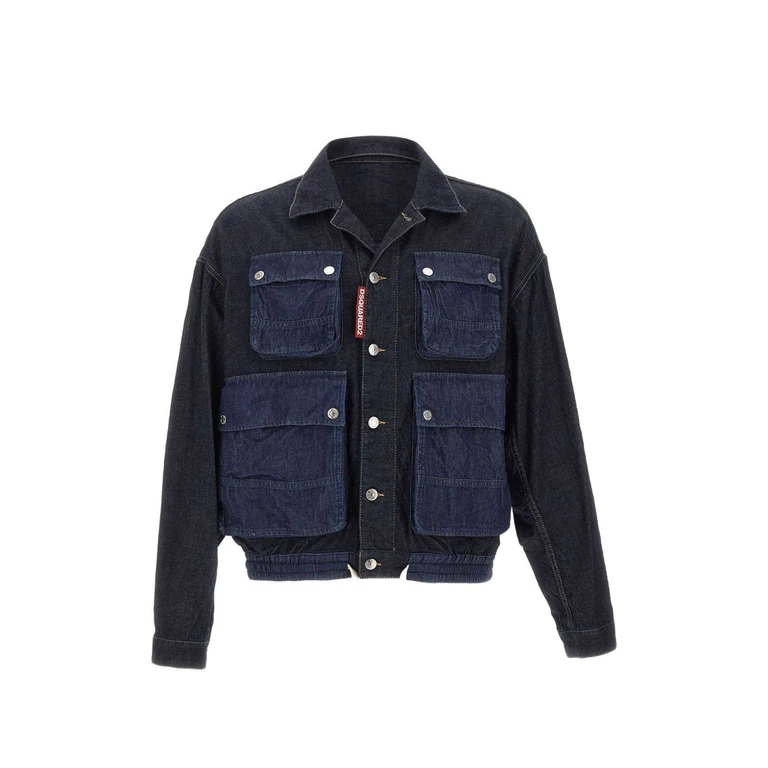 blue man denim jacket