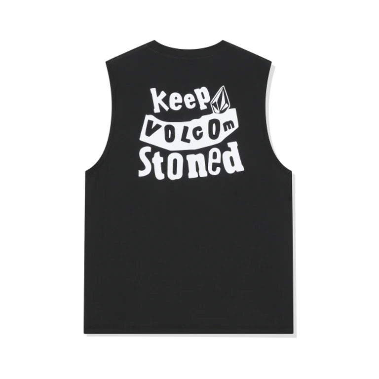 Stoned Tank Top Rash Guard (Black)