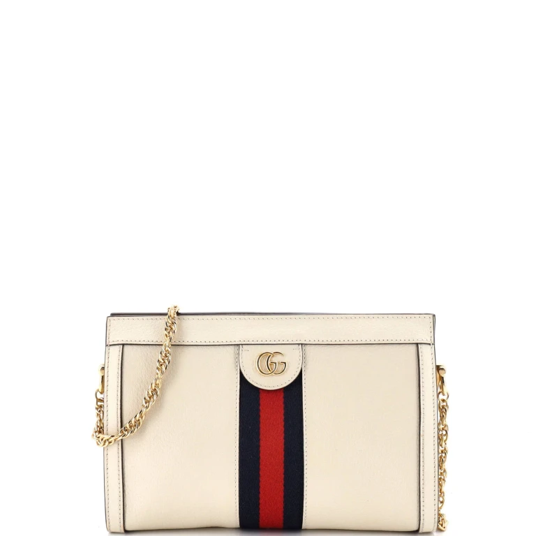 Ophidia Chain Shoulder Bag Leather Small