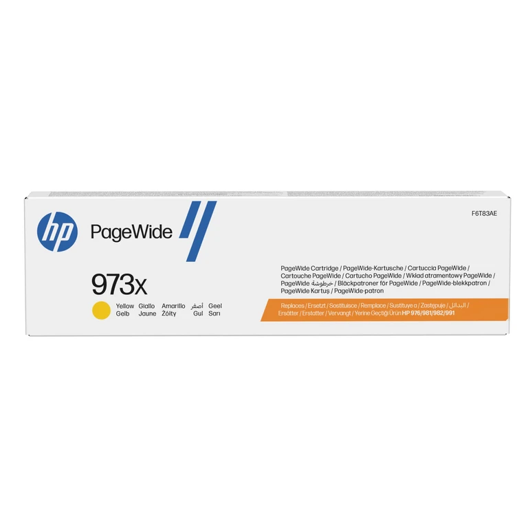 F6T83AE/973X Ink cartridge yellow. 7K pages ISO/IEC 24711 86ml for