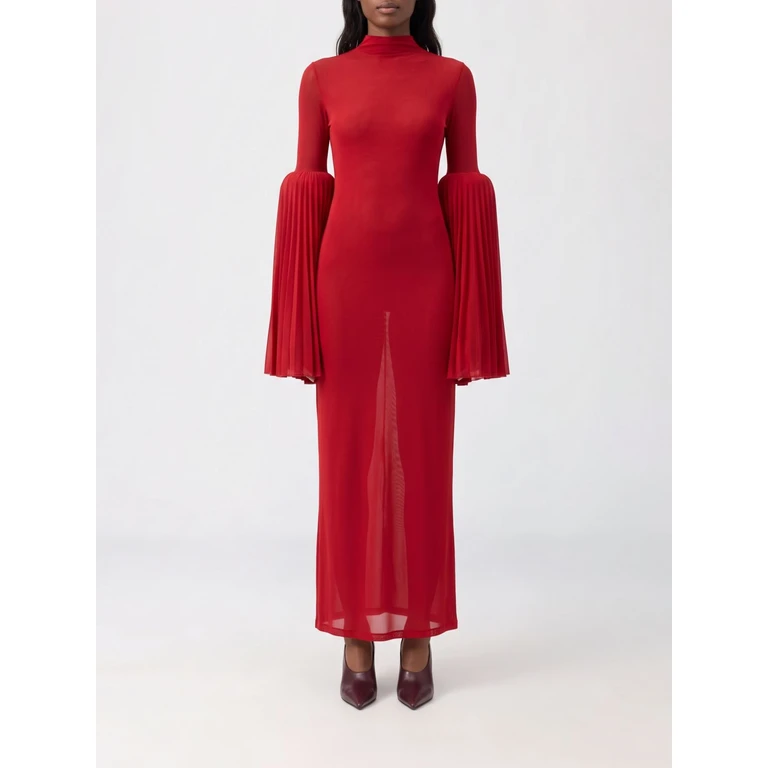 Long Sleeve High Neck Jersey Evening Gown (2604WDR214J00828)