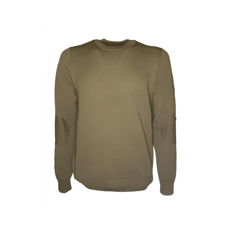 Round neck sweater Green M19AF49