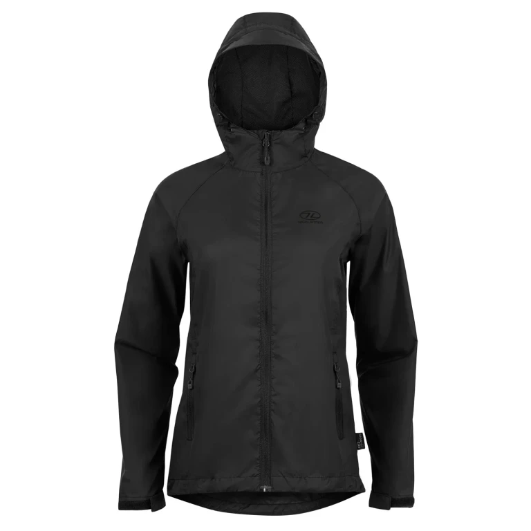 Women's Stow & Go Pack Away Waterproof Jacket | Black