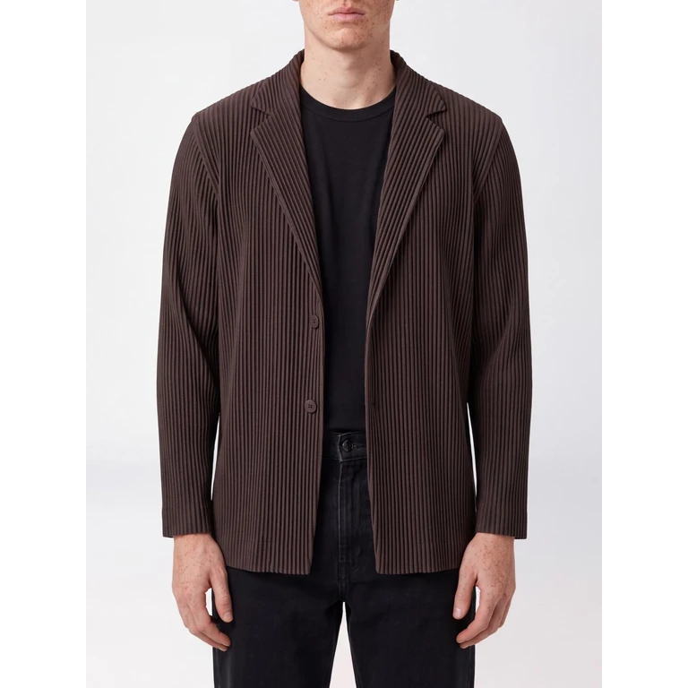 HOMME PLISSE' ISSEY MIYAKE Jacket Men color Brown (HP68JD15046)