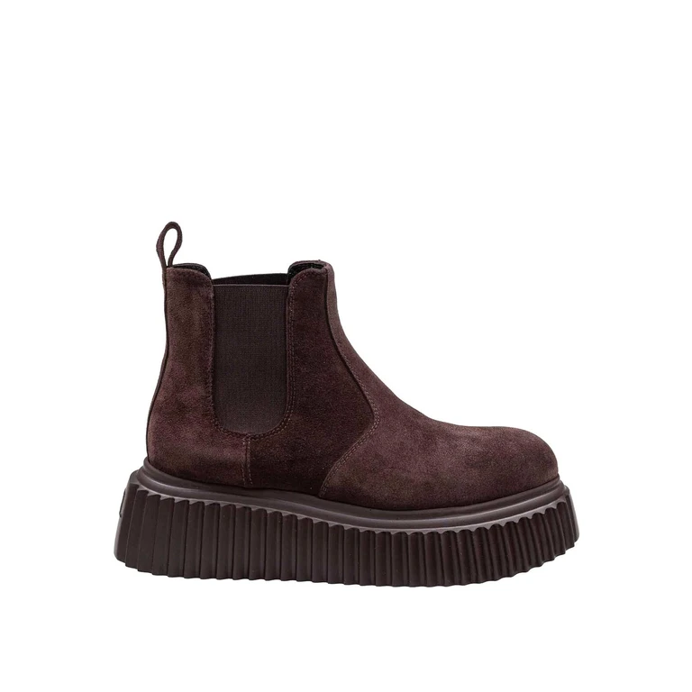 Bottines - Marron Foncé (D751569PGKI0141032)