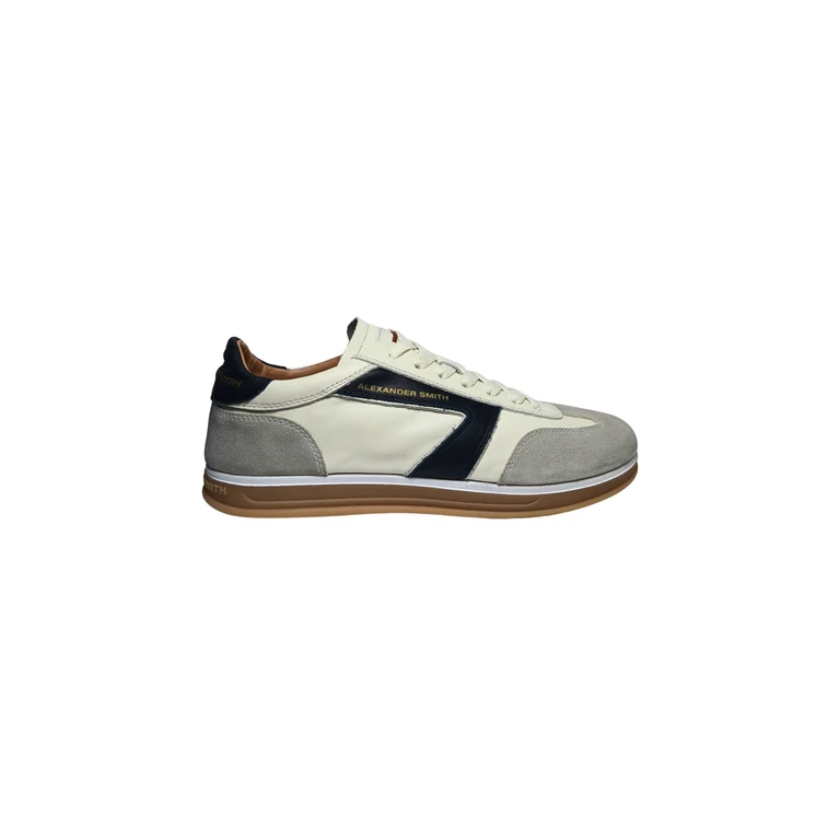 TMM_3351_WBK Alexander Smith Men's White Leather