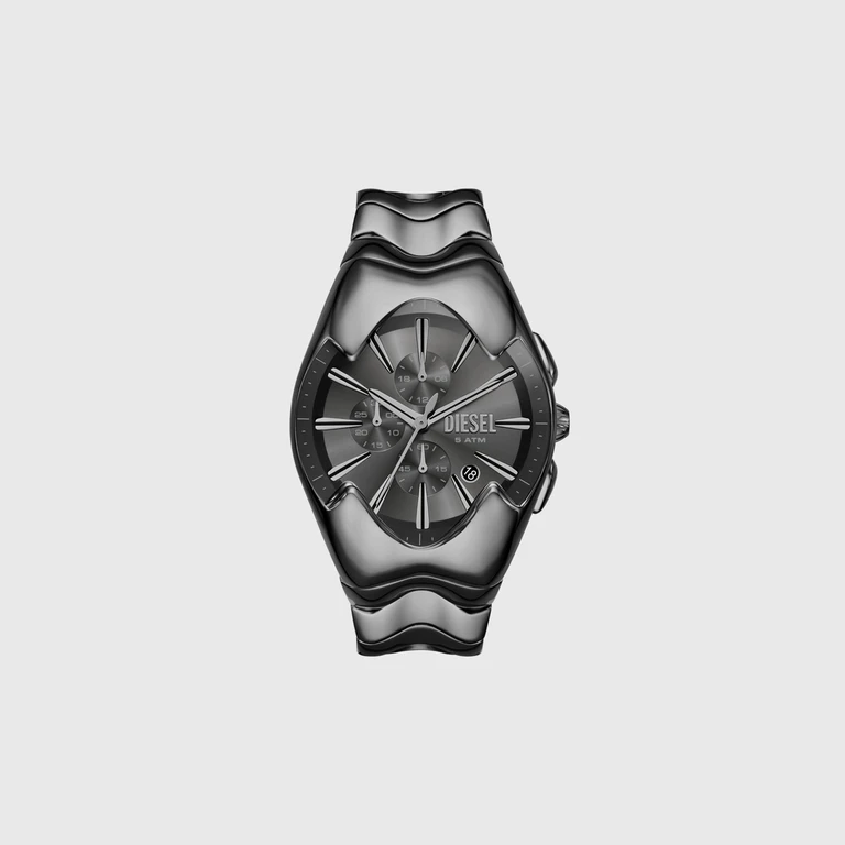 Mercurial Chronograph Gray Stainless Steel Watch - Timeframes - Man - Grey