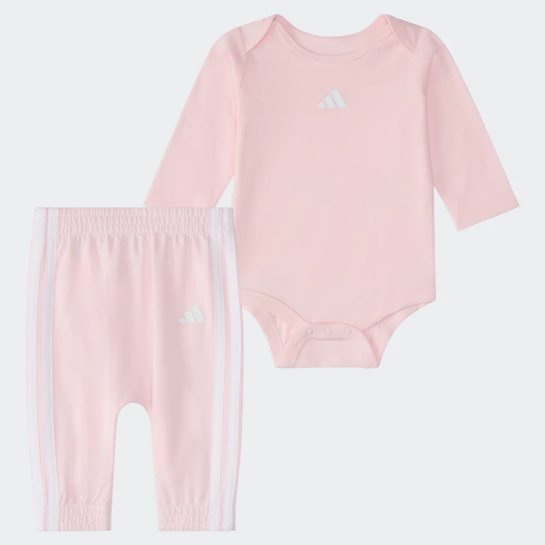 Baby 2-Piece Long Sleeve Body Shirt & Elastic Waistband Pant