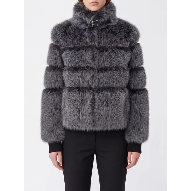 Veste en fausse fourrure multicolore Patrizia Pepe