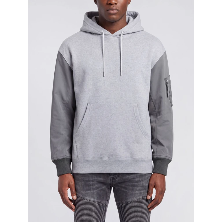 Sweatshirt Men color Grey (HRT008GREYXKHAKI)
