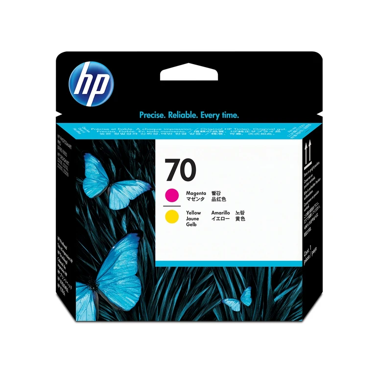 C9406A/70 Printhead magenta + yellow 130ml for HP DesignJet Z 2100/
