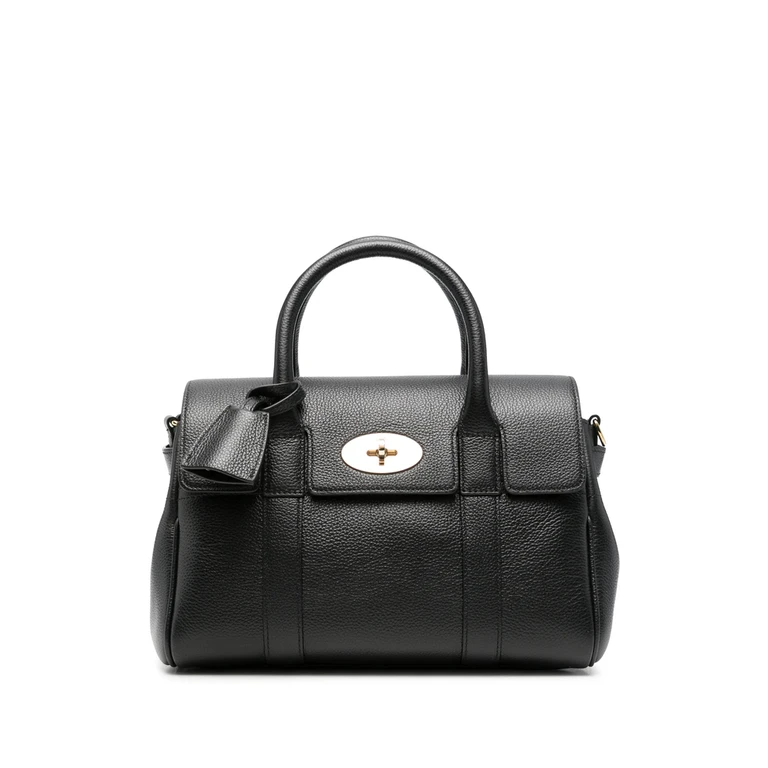 Small Bayswater Grained-leather Tote Bag