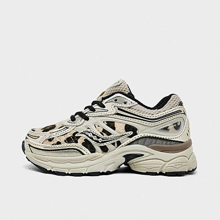 Kids Toddler Omni 9 Casual Shoes in cream/cheetah Size: 4.0