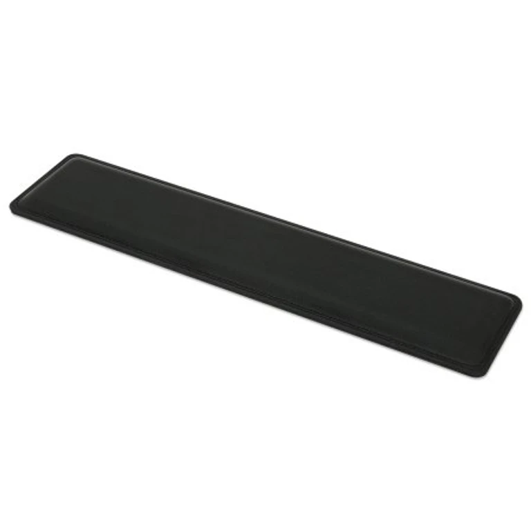 Manhattan Ergonomic Wrist Rest Keyboard Pad, Black, 445 × 100mm, Soft Memory Foam, Non Slip Rubber Base, Black, Lifetime Warranty